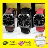 Korean Sport Chrono Watch Silicone Strap / Quartz silicone Ruber Sport Fashion / Men's Sport Watch (