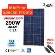 1NONLY 290W Polycrystalline Solar panel for NEM and off grid 270Watt 1000W 3000W 10kWh 25kWh