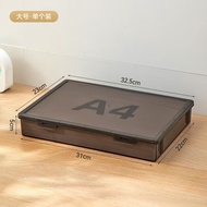 a4Storage Box Paper Box Printing Paper Transparent A3Office Art Exam Paper Plastic Box File Box Docu
