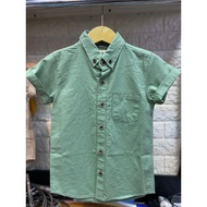 KEMEJA Kid's junior | Latest cigaret wash short-sleeved boys' shirts 2-14 years old