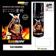SAMURAI F1 FLAT COLOUR CAN SPRAYS F1 / Flat Clear