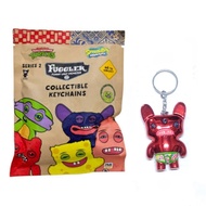 FUGGLER Collectible Keychain SERIES 2 - Common BUDGIE REEK-O (METALLIC RED)