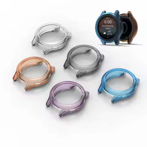 1x Soft TPU Bumper Case For Garmin Vivoactive 6 Smartwatch Cover Protector Skin Shell