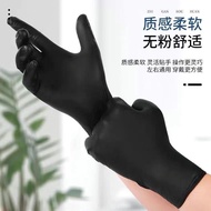 LP-8 ALI🍒Disposable Gloves Black Composite Nitrile Food Grade Synthetic Tattoo Household Thickening and Wear-Resistant W