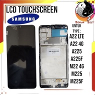 LCD TOUCHSCREEN SAMSUNG A22 LTE 4G A225 A225F M22 4G M225 M225F ORIGINAL FULLSET