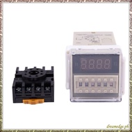 [S D K G] AC 220V 5A Programmable Double Delay Relay Device Tool DH48S-S