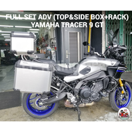FULL SET (TOP&amp;SIDE BOX+RACK+BACKREST)YAMAHA TRACER 9 GT V3