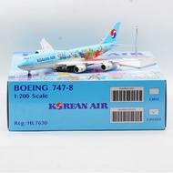 Air Plane SQ Wings 1: 200 Alloy Airplane Model Korean Airlines Boeing B747-8I HL7630 Wing