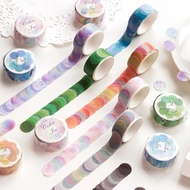 14*14Mm100 Pcs Candy Colorful Dots Washi Tape Adhesive Tape
