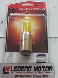 Bohlam BA20D Autovision All Weather Lampu Motor Vespa Thunder Kymco