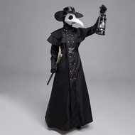 [cos Costume Male] Halloween Plague Doctor cosplay Suit Beak Robe Stage Costume Wholesale