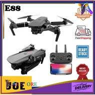 -FreeBag-2021 NEW E88 Drone Malaysia Local Seller Fast Delivery Ready Ship HD wide angle 4K WIFI 108