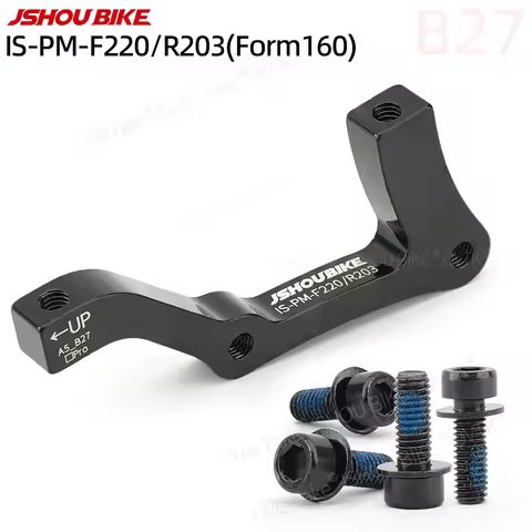 JSHOUBIKE 1/2/4/10/20PCS MTB Disc Brake Caliper Mount Adapter Fork and Frame IS TO PM From 160mm TO 