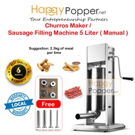 Happypopper Churros Maker Sausage Filling Machine 5 Liter (Manual)