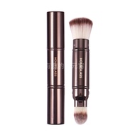 [Ready Stock] Hourglass/Hourglass Double-Headed Foundation Brush Portable Retractable Round-Headed B
