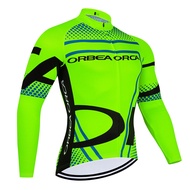 ชุดเสื้อแจ็คเก็ตและกางเกงปั่นจักรยาน ORBEA ORCA ฤดูหนาว 2026 สำหรับผู้ชายและผู้หญิง ผ้าฟลีซให้ความอบ