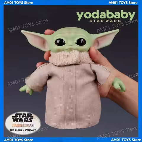 Movie Star Wars Mandalorian Baby Yoda Plush 17cm Toys for fans