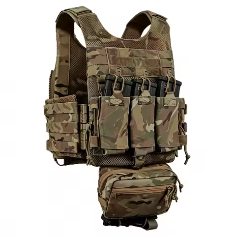 LV119 OTB Maritime Tactical Plate Carrier Vest Set Mesh Lightweight Quick Release MOLLE System Hunti