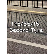 195/55/15 (GOOD YEAR) (HARGA 2 BIJI TAYAR)TAYAR TERPAKAI /SECONDHAND TYRE GOOD CONDITION