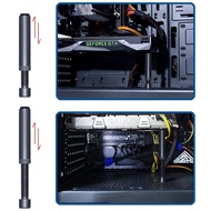 GMTA Retractable Aluminum Alloy Graphics Card Bracket with Magnetic Base Video Card Support Frame GPU Holder for Desktop