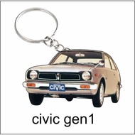 civic gen1 2d keychain not 3d