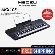 Medeli AKX10s 61-Key Arranger Keyboard Workstation (AKX-10)