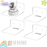 FANSIN Wall Shelves, Transparent Small Acrylic Floating Shelves, Quality Wall Hanging Decorative Dis