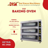 GAS OVEN DECK RFL-39GD / OVEN GETRA 3 DECK 9 TRAY