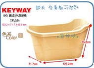 =海神坊=『免運/自載/滿額優惠』台灣製 KEYWAY BX9 貴妃SPA泡澡桶大人兒童浴缸浴盆夏天消暑冬天泡湯291L