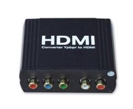 瘋狂買 色差YPBPR to HDMI 影音轉換器 低訊號損失 色差+左右聲道訊號轉HDMI訊號 傳輸可達15M 特價