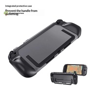 Hanprosperous> Slim Doable Case Shell PC TPU Protective Hard Crystal Cover Shoproof Ergonomic Handle