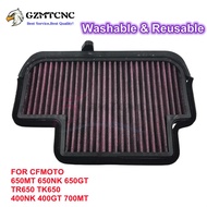 Washable & Reusable For CFMOTO CF MOTO 400NK NK400 650NK NK650 NK 650 NK 400 NK High Flow Air Filter