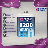 15L Nippon Paint 8200 Premium Interior Sealer (Wall Sealer | Undercoat)