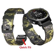 Garmin Descent G2 G1 Mk3i Mk2i Mk2 Mk1 Strap Nylon Camouflage 22mm 26mm Quick Release