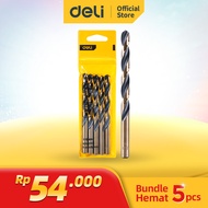 Deli Mata Bor Besi HSS Berbagai Ukuran / HSS Drill Bit EDH-MHZ080-E1 BUNDLING 5 PCS