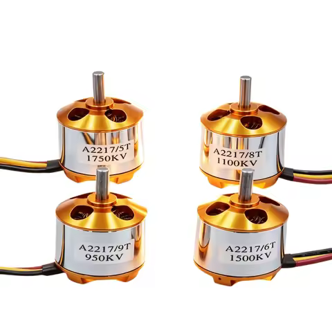 XXD2217 series 950KV, 1250KV, 1500KV, brushless motors are used for multi axis, fixed wing, and mult