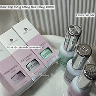 Base Top Cứng Móng Hoa Hồng Youth Rose 20ml Làm Nail Cho Nữ, Sơn Gel Bền Mượt, Độ Bám Cao, Dễ Kéo Mư