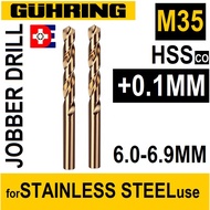 Guhring HSS HSSco Drill bit Jobber drill Twist drill stainless steel gerudi 6.0 6.1mm 6.2 6.3 6.4 6.