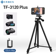 Inbex 3120 Plus Tripod Camera with 26cm Ring Light Tripod Camera / 135cm Tripod + U Holder + Storage Bag