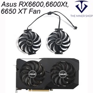 ASUS Dual Radeon RX 6600, 6600 XT, 6650 XT GPU Fan Replacement