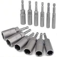 Chrome Vanadium Steel Deep Socket, Extra Deep Extra Long Hex Bit Socket Wrench, Pneumatic Hex Bit No
