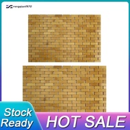 M4Teak Wood Bath Mat Feet Shower Floor Bamboo Natural Non Slip Large-ro2 พรมเช็ดเท้าไม้สัก ปูพื้นห้อ