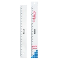 RULER / LINE / PLASTIC RULER / PLASTIC RULER / CLEAR TRANSPARENT RULER / BUTTERFLY RULER 30 CM CLASS