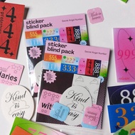 Aesthetic Glitter Sticker | Blind Pack Secret Angel Number