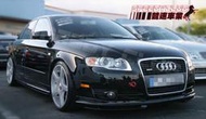 SPEEDY~競速 奧迪 AUDI A4 B7 05~08年 ABT專用側裙 實車完工