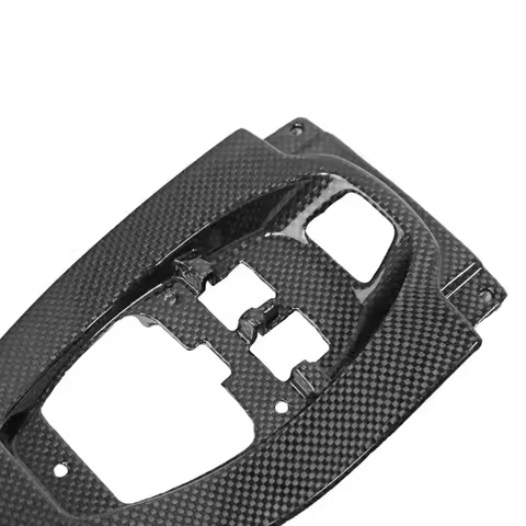 Premium Dry Carbon Fiber Gear Shift Panel for Ferrari 458 Interior Upgrade