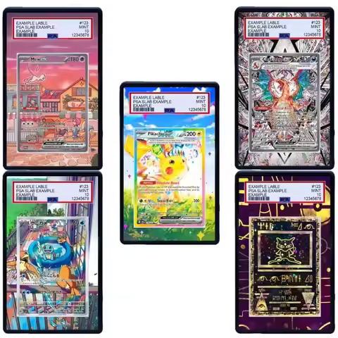 Mew Dragonite Latias Squirtle Dragonite Charizard Acrylic Extended Art for Psa Case Card Display Rac