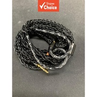 Recessed IEM Cable 8 Core Silver Plated for KZ ZS10 PRO ZSN PRO CRA KBEAR ST12 Plus Kabel IEM Tersor