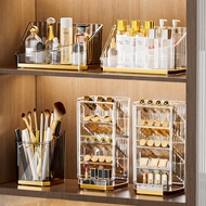 ST/💚Mirror Cabinet Storage Box Bathroom Cabinet Partitioned Organizing Box Punch-Free Washstand Cosmetics Lipstick Set C