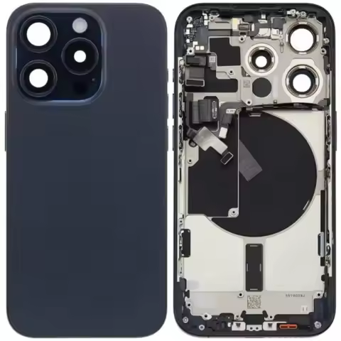 Best Ori Back Cover Full Housing For iPhone 11 12 13 15 14 Pro Max With NFC Wireless charging Coil+C